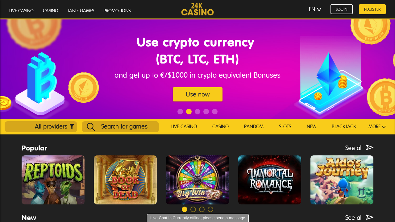 24K Casino Screenshot 24K Casino Screenshot