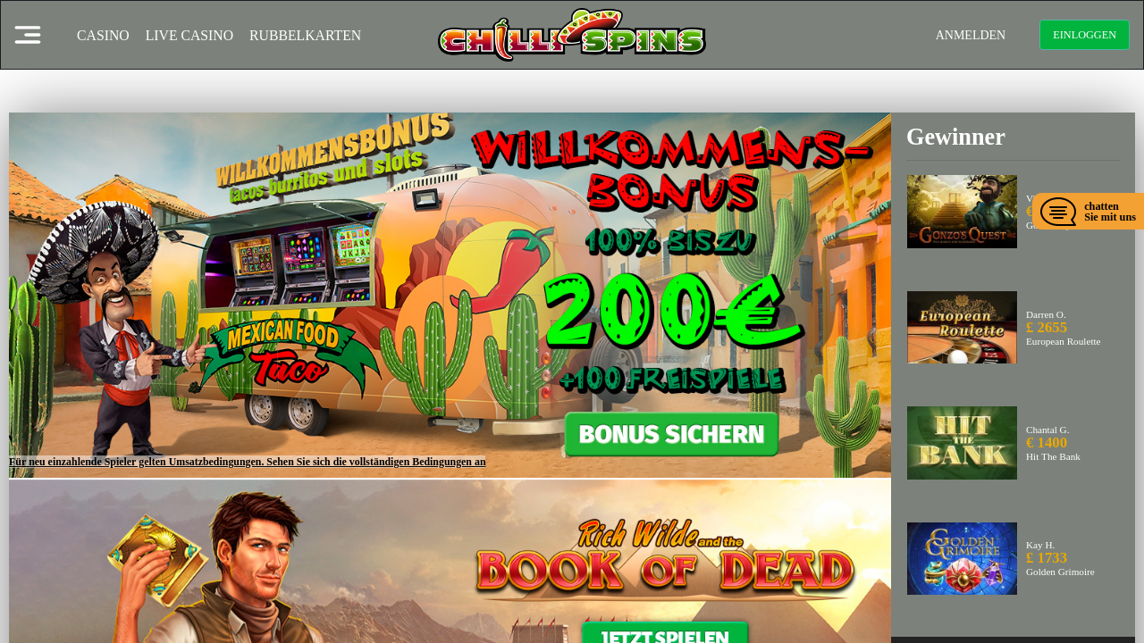 Chilli Spins Screenshot Chilli Spins Screenshot