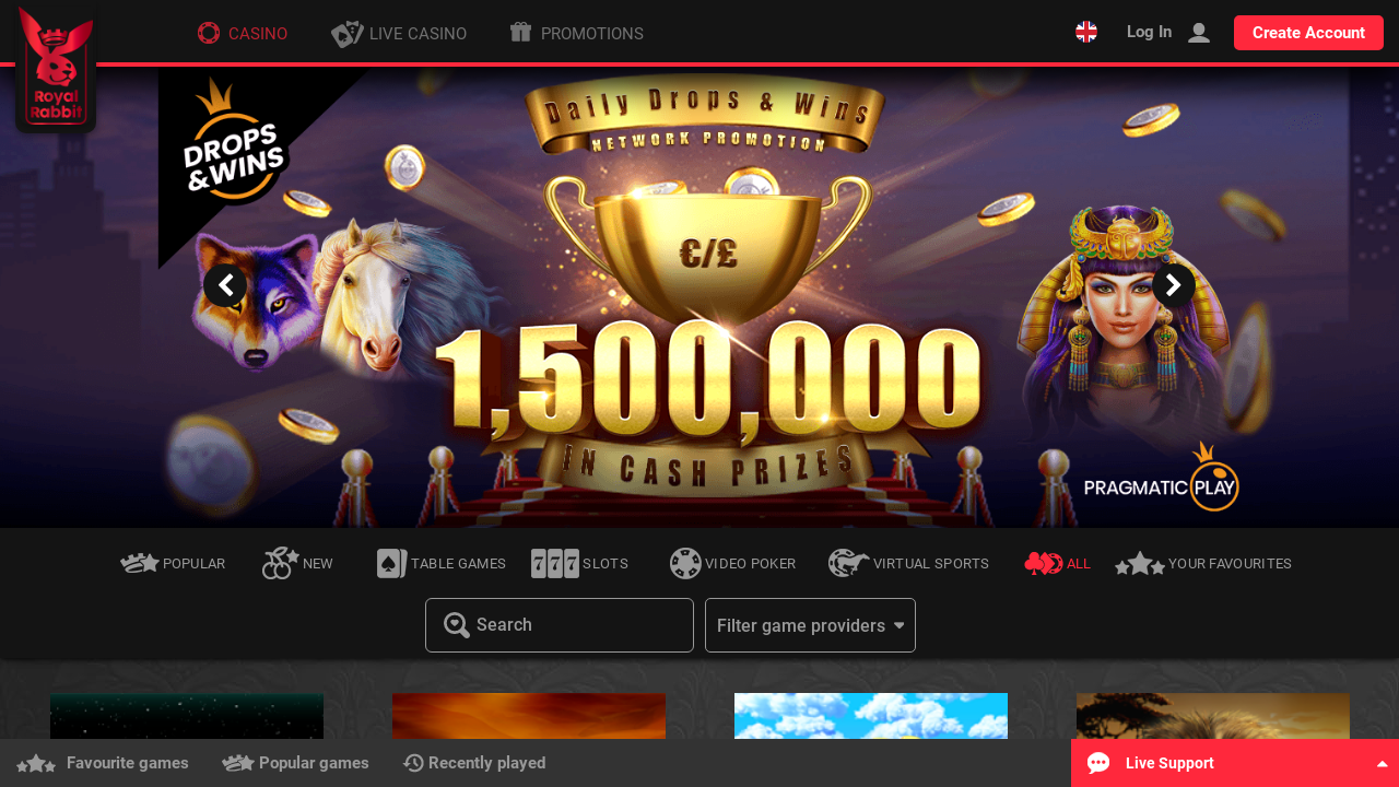 Royal Rabbit Casino Screenshot Royal Rabbit Casino Screenshot