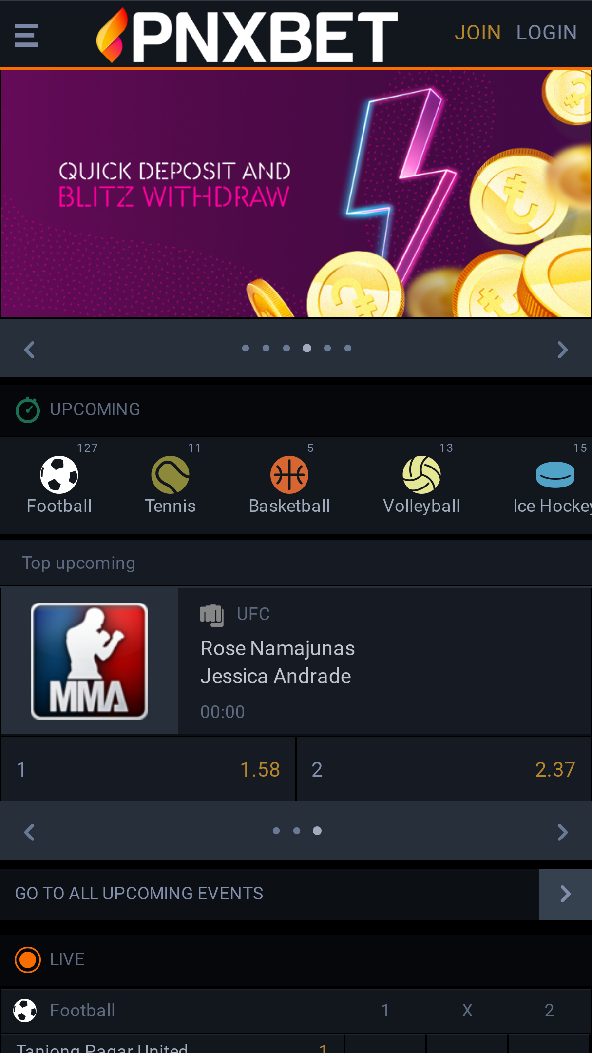 PNXBet Screenshot PNXBet Screenshot