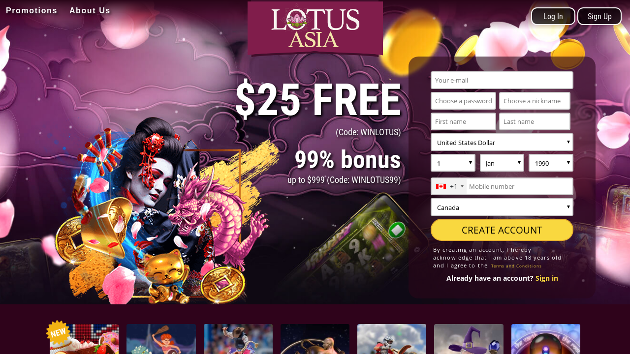 Lotus Asia Casino Screenshot Lotus Asia Casino Screenshot