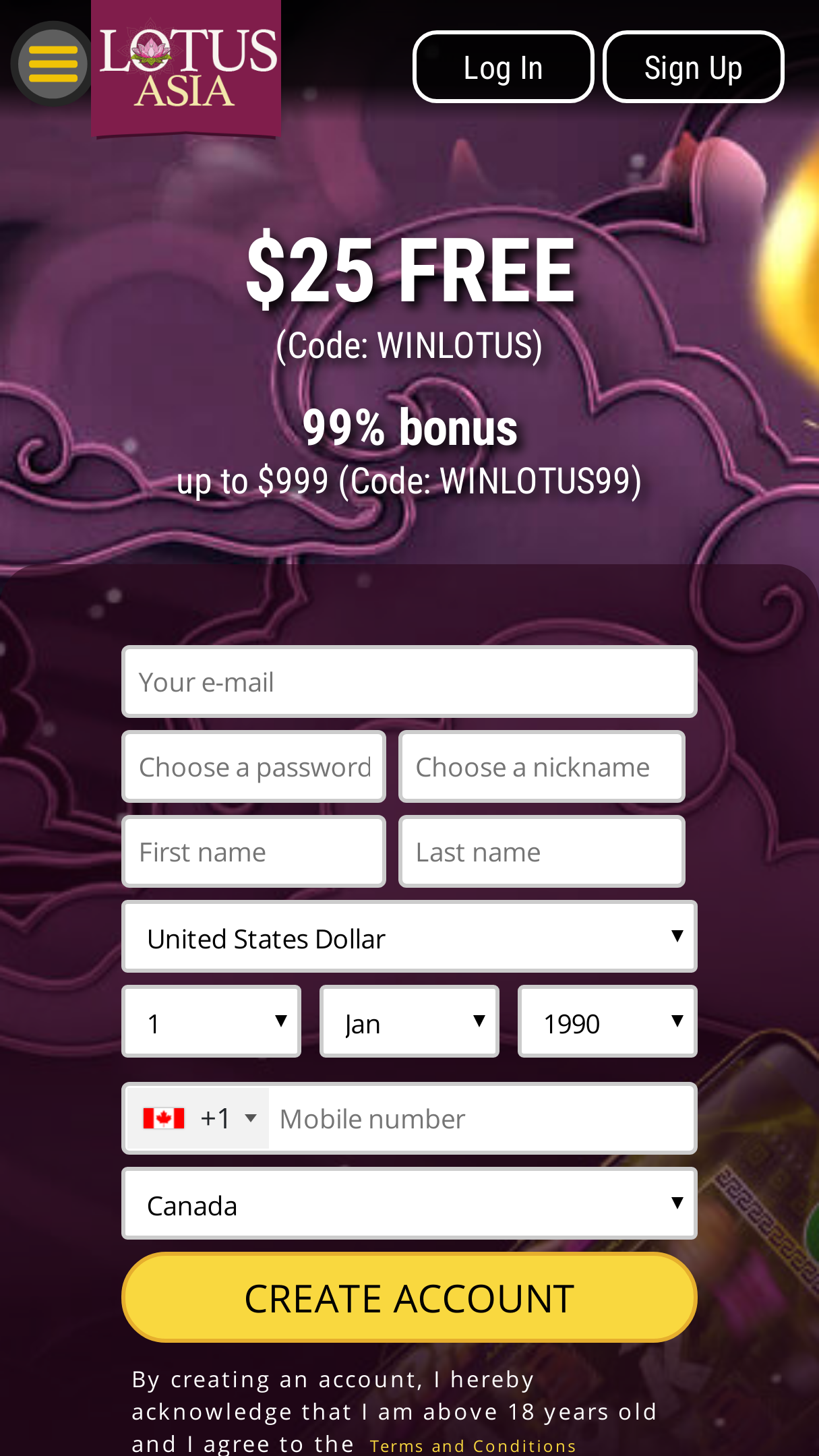 Lotus Asia Casino Screenshot Lotus Asia Casino Screenshot
