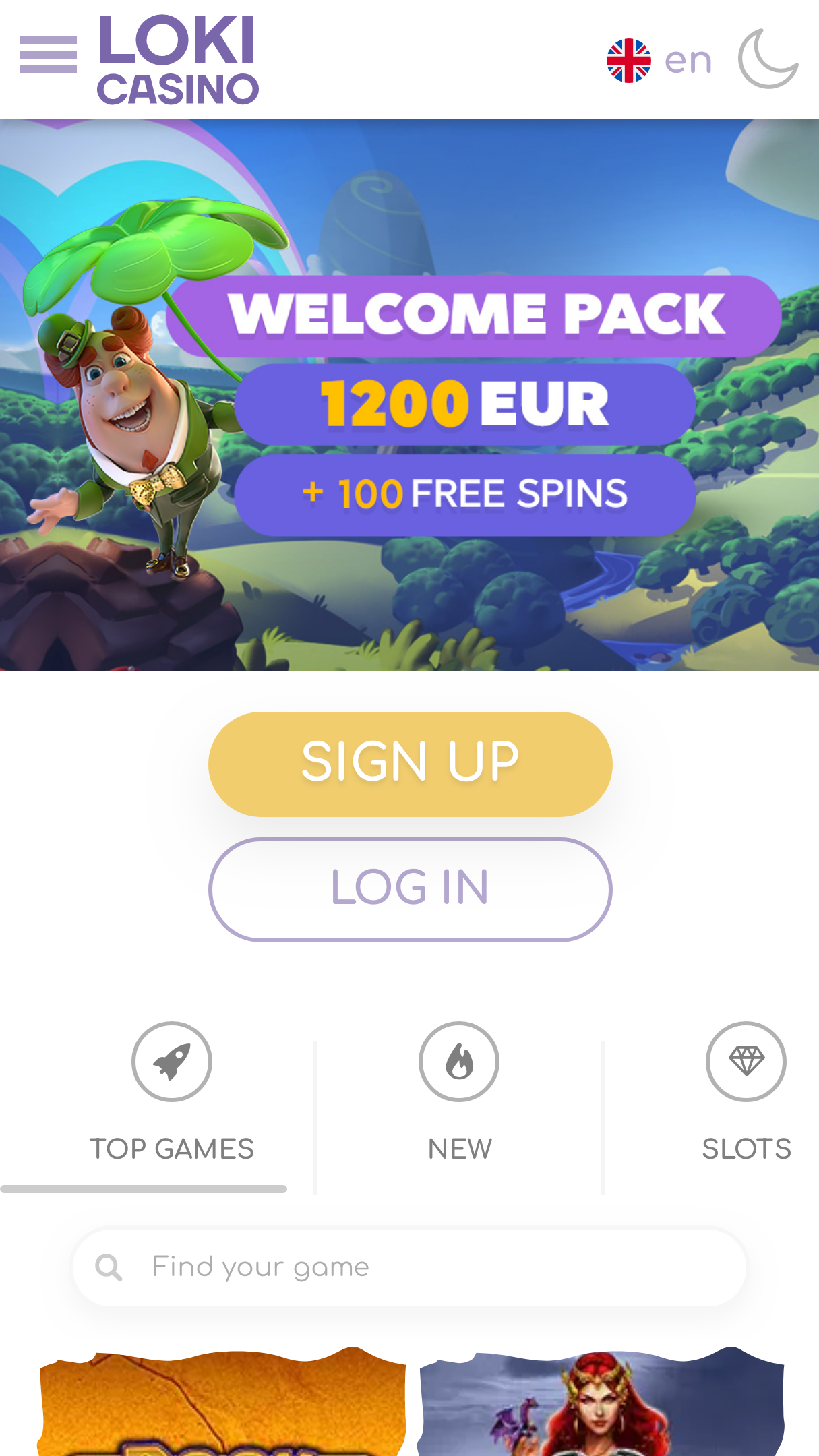 Loki Casino Screenshot Loki Casino Screenshot