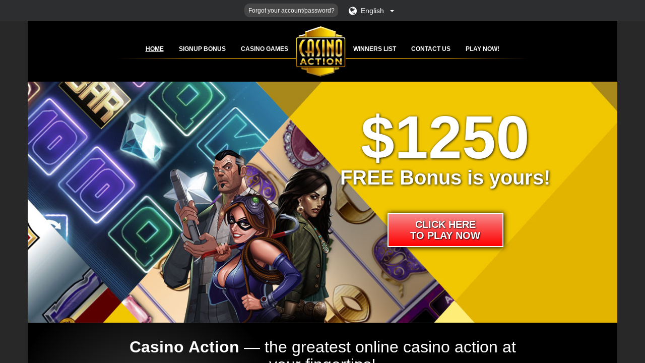 Casino Action Screenshot Casino Action Screenshot
