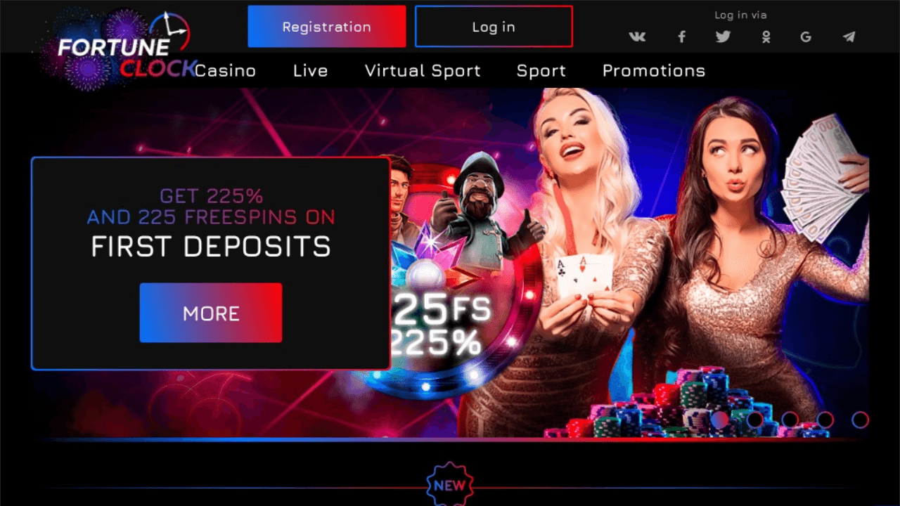 Fortune Clock Casino Screenshot Fortune Clock Casino Screenshot