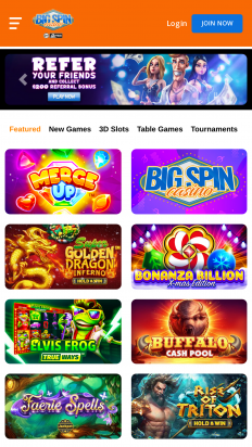 BigSpinCasino Screenshot