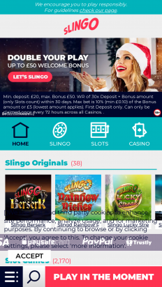 Slingo Casino Screenshot