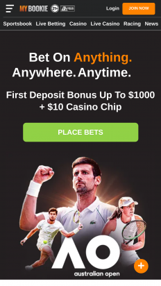 MyBookie Casino Screenshot