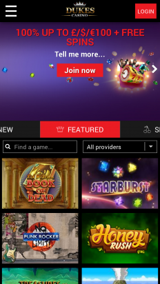 Dukes Casino Screenshot