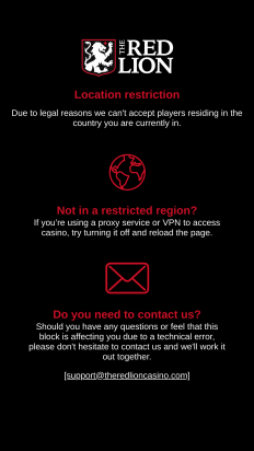 The Red Lion Casino Screenshot