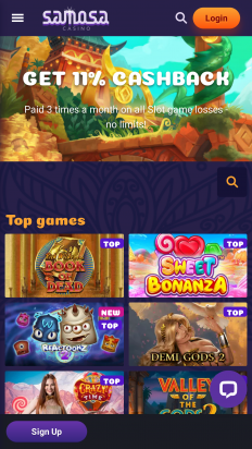 Samosa Casino Screenshot