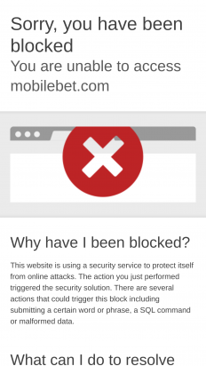 MobileBet Casino Screenshot