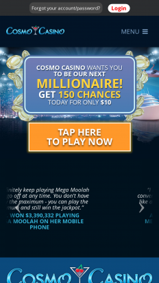 Cosmo Casino Screenshot
