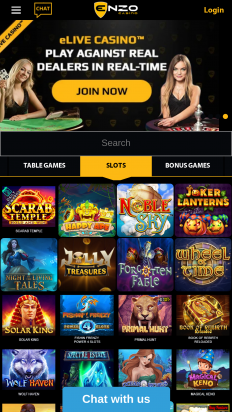 EnzoCasino Screenshot