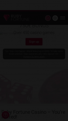 Ruby Fortune Screenshot