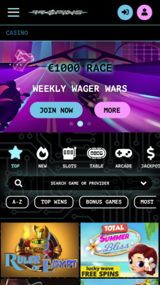 77Spins Screenshot