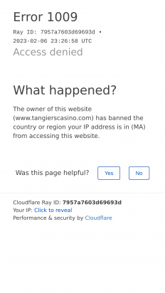 Tangiers Casino Screenshot