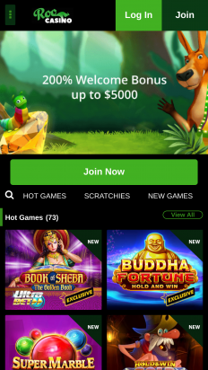 Roo Casino Screenshot