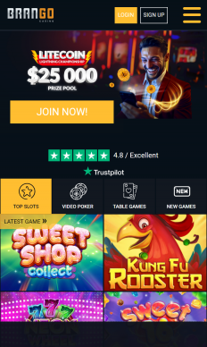 Brango Casino Screenshot