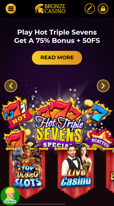 Bronze Casino Screenshot
