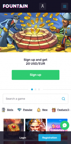Fontan Casino Screenshot