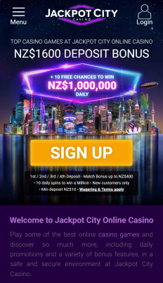 JackpotCity Screenshot