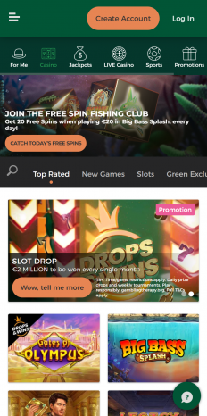 Mr Green Screenshot