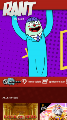 RANT Casino Screenshot