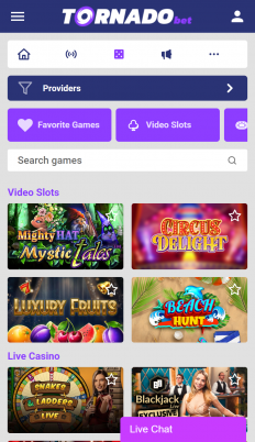 Tornadobet Screenshot