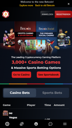 Betcoin Screenshot