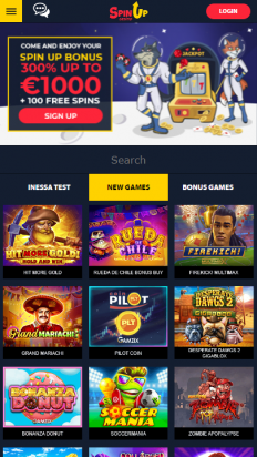 Spin Up Casino Screenshot