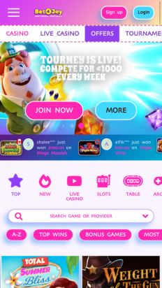 bet4joy Casino Screenshot