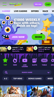 Freaky Aces Screenshot