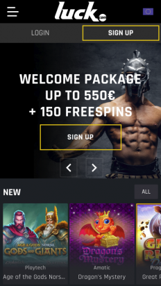 Luck Casino Screenshot