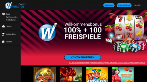 Winnings.com Screenshot