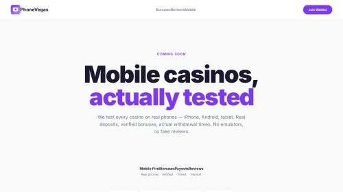 Phone Vegas Screenshot