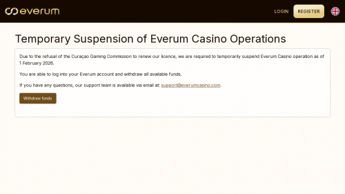 Everum Casino Screenshot