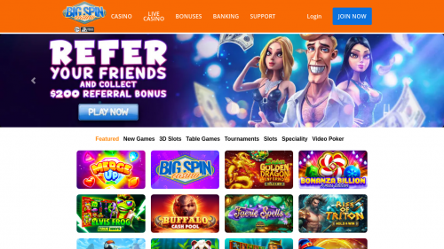 BigSpinCasino Screenshot
