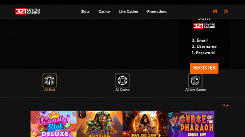 321CryptoCasino Screenshot