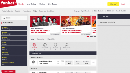 Funbet Screenshot