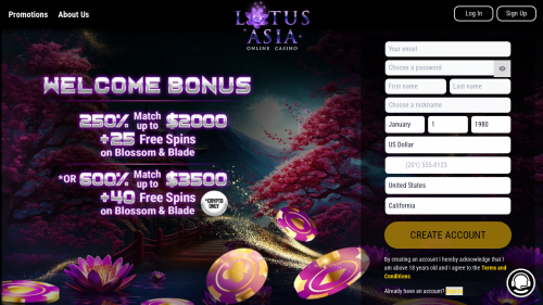 Lotus Asia Casino Screenshot