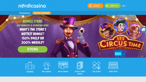 Nordicasino Screenshot