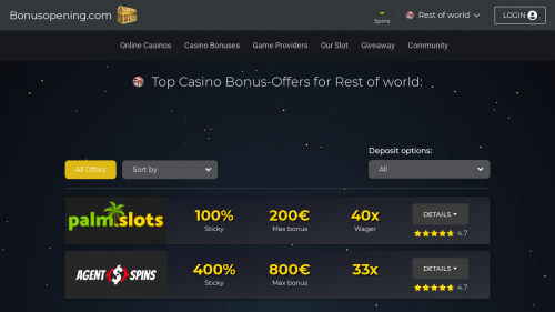 Asperino Casino Screenshot