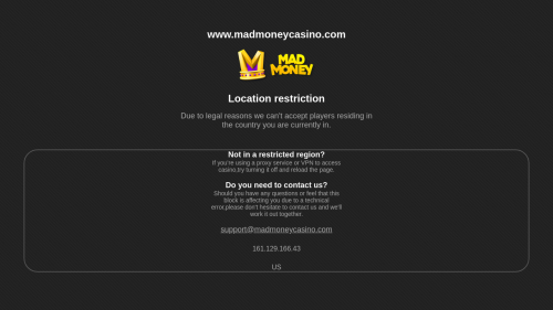 Mad Money Casino Screenshot