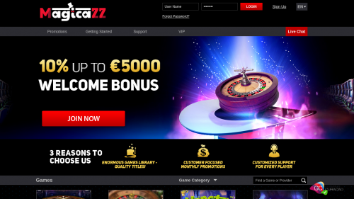 Magicazz Casino Screenshot