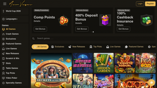 NewVegas Casino Screenshot
