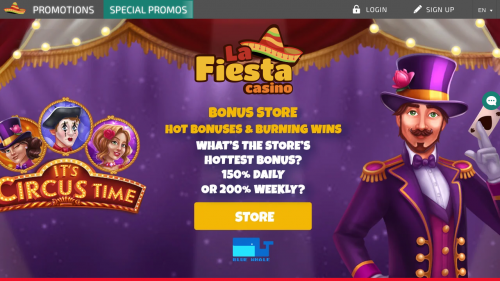 La Fiesta Casino Screenshot