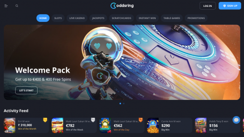 OddsRing Casino Screenshot