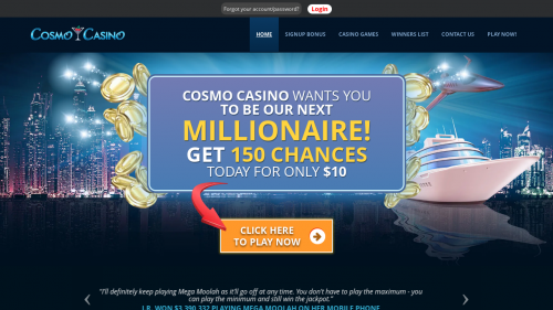 Cosmo Casino Screenshot