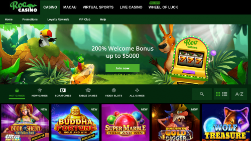 Roo Casino Screenshot